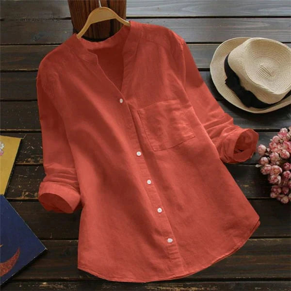 Glenda - Elegantes langärmeliges Top