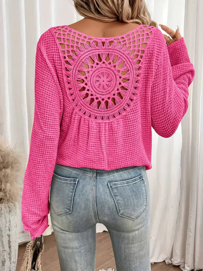 Susana - Boho-Häkelpulli