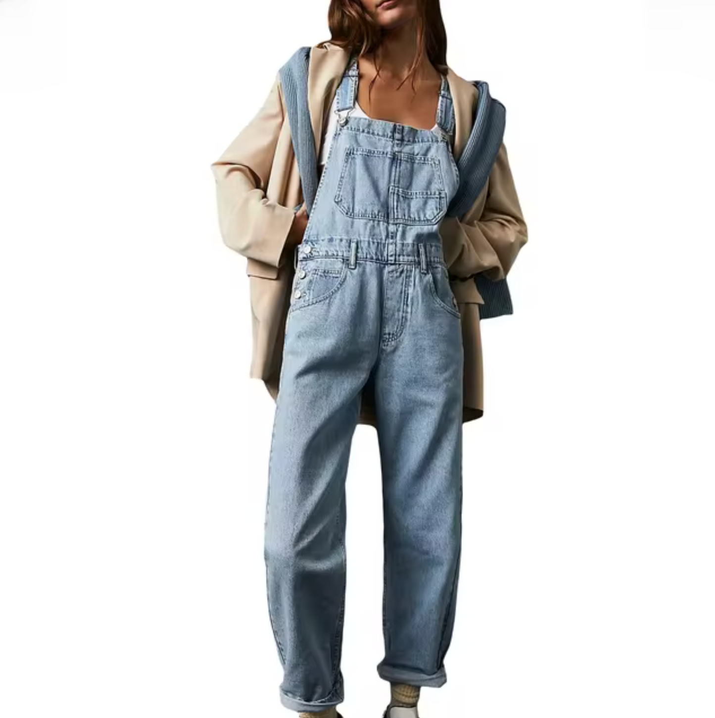 Shaira – Lockerer Jeans-Overall