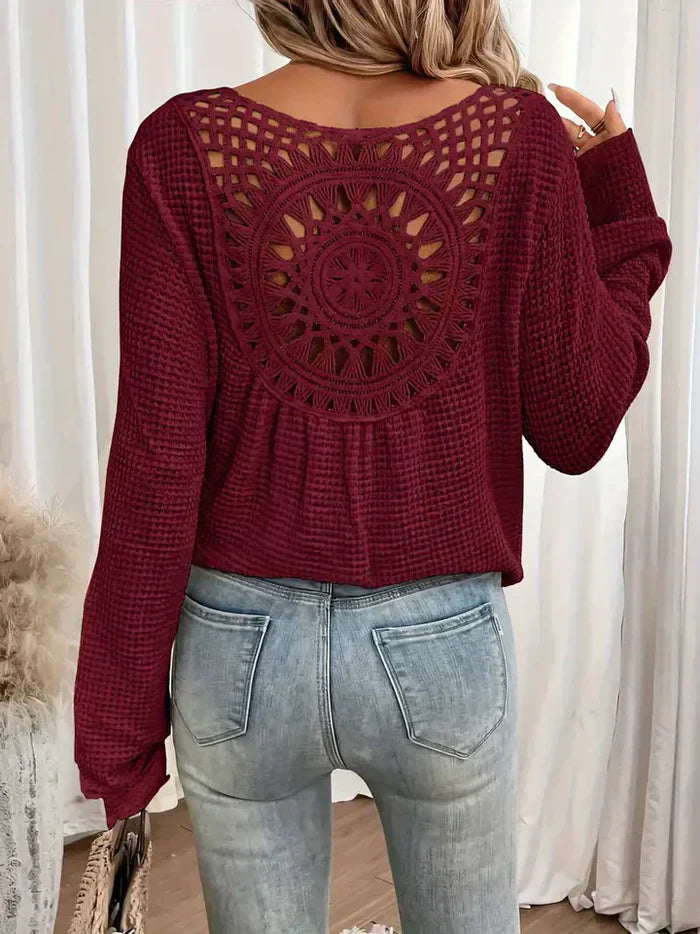 Susana - Boho-Häkelpulli