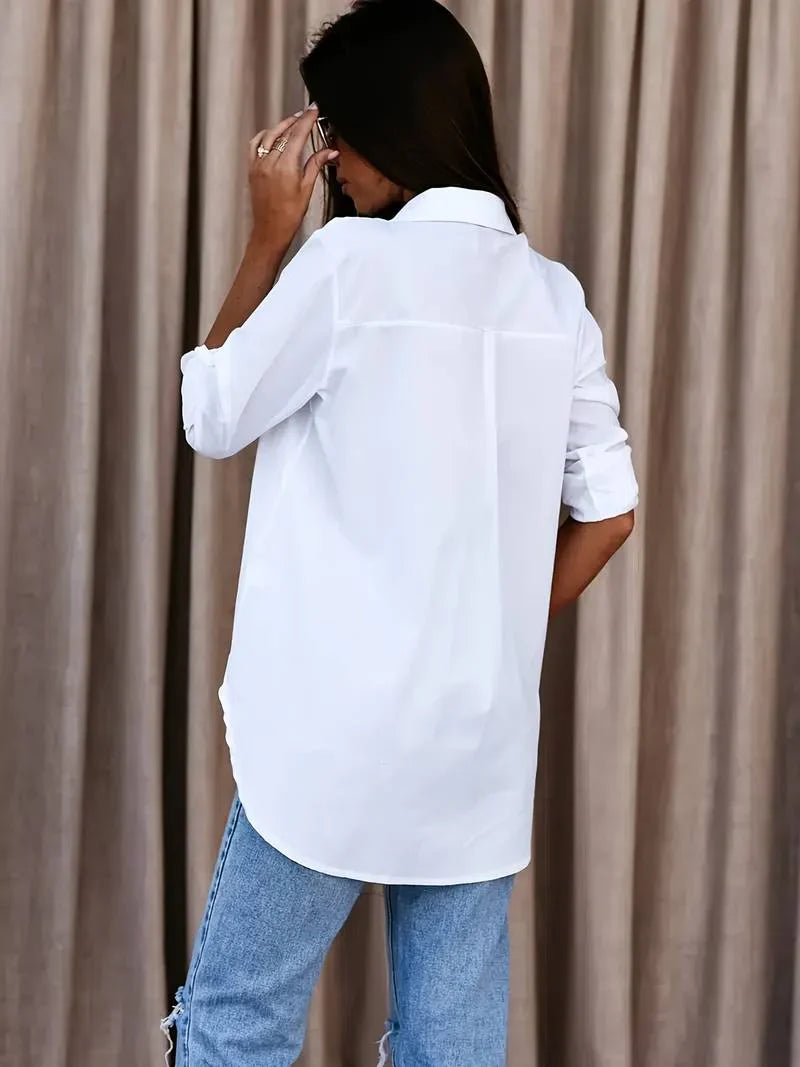 Sherine - Elegante Bluse mit V-Ausschnitt
