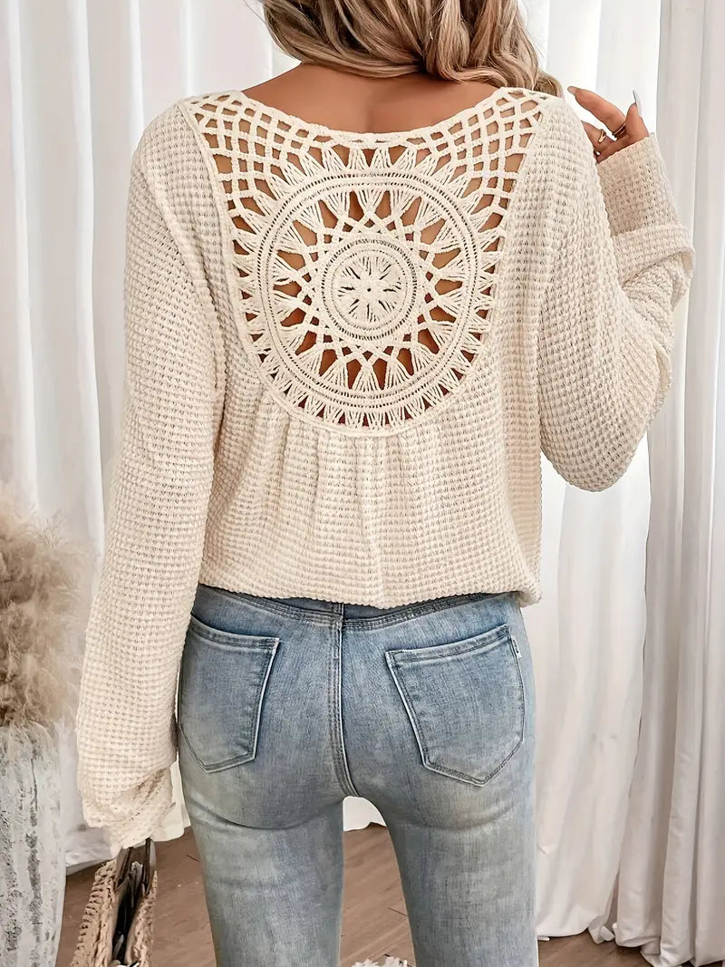 Susana - Boho-Häkelpulli