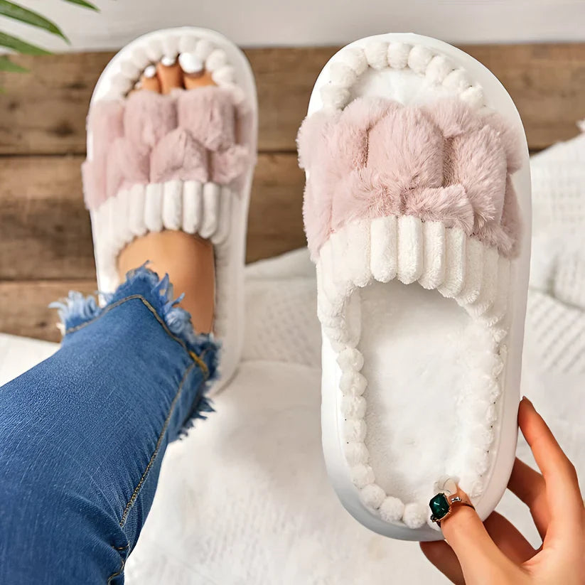 Gabriella - Bequeme Plüschpantoffeln für Frauen