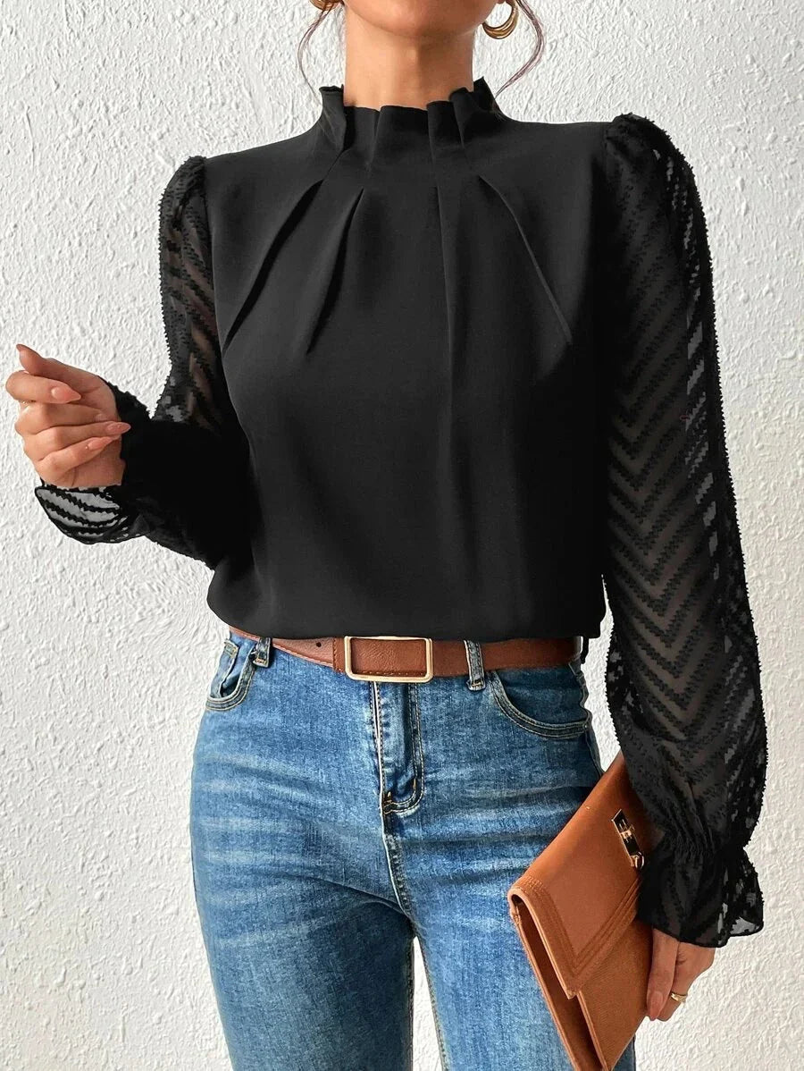 Felicity - Elegantes langärmeliges Top