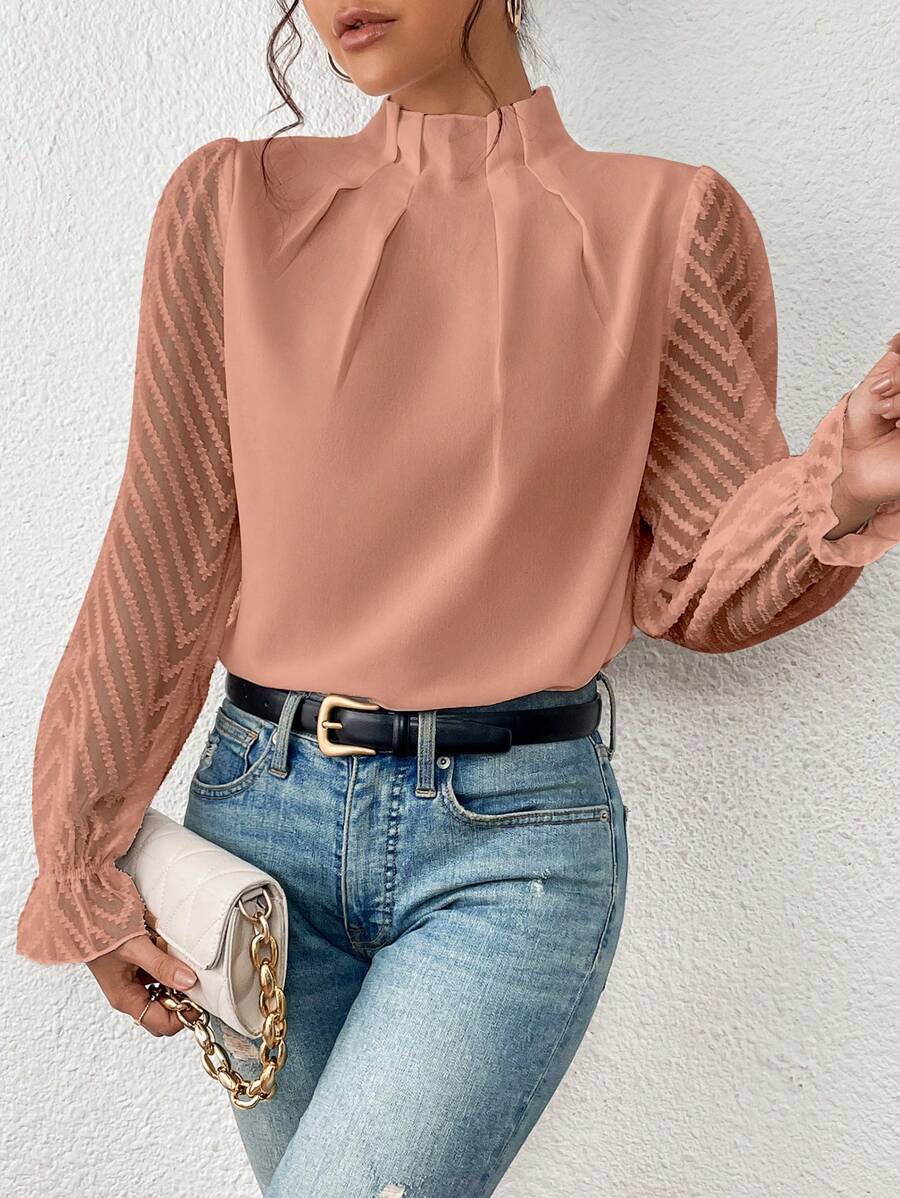 Felicity - Elegantes langärmeliges Top