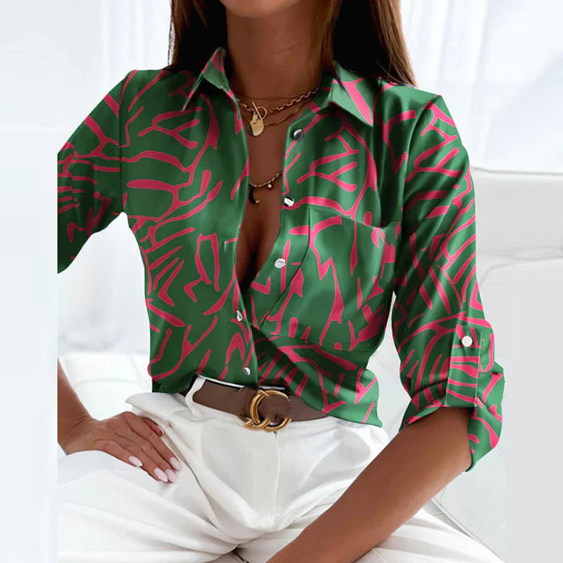 Marta - Elegantes langärmeliges Top