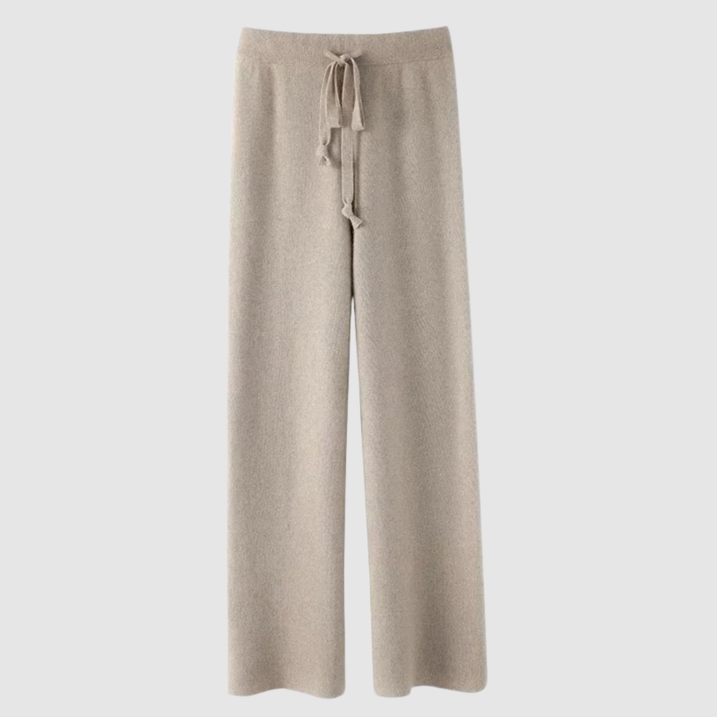 Edith - Strickhose mit weitem Bein und hoher Taille