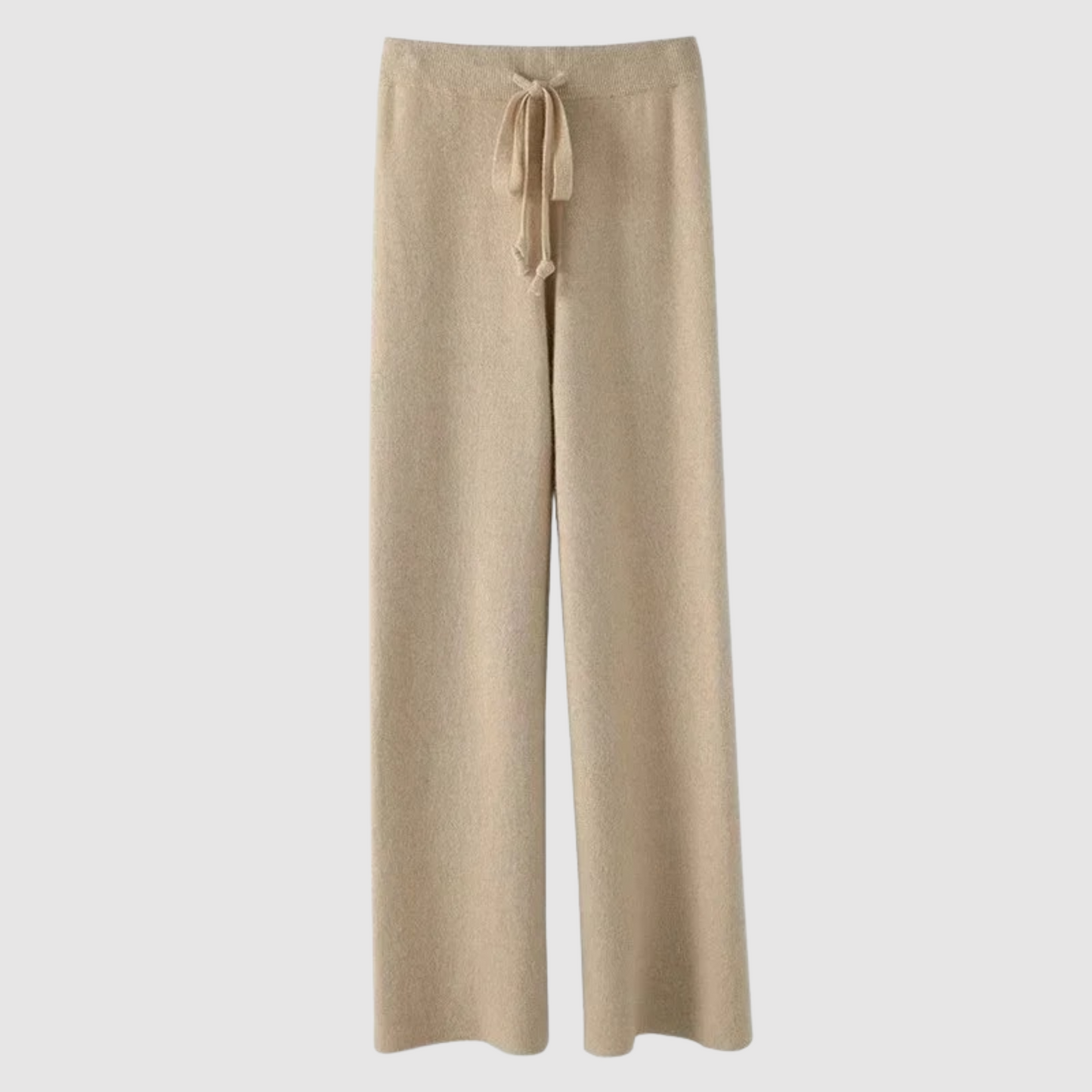 Edith - Strickhose mit weitem Bein und hoher Taille