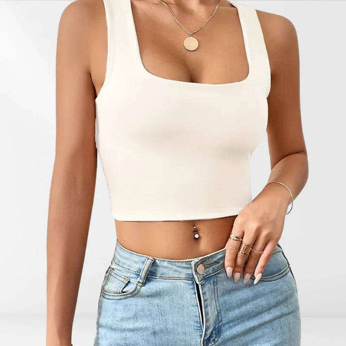 Adrienne - Weiches ärmelloses Tanktop für Damen