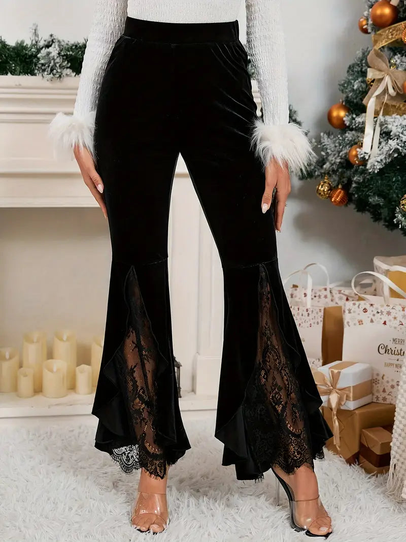 Luella - Elegante Schlaghosen aus Samt