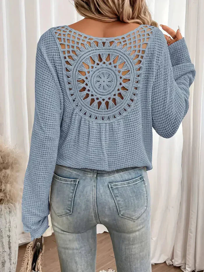 Susana - Boho-Häkelpulli