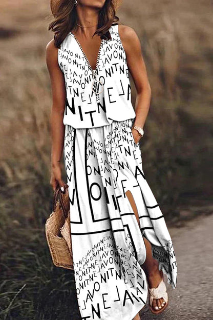 ADA - Kleid mit Textdruck