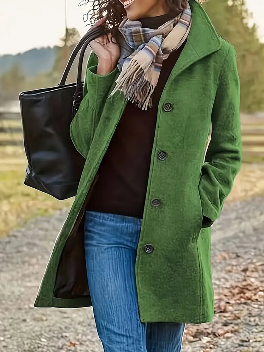 Belva - Stilvoller und eleganter Button-Down-Mantel