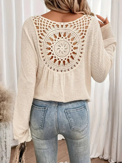 Susana - Boho-Häkelpulli
