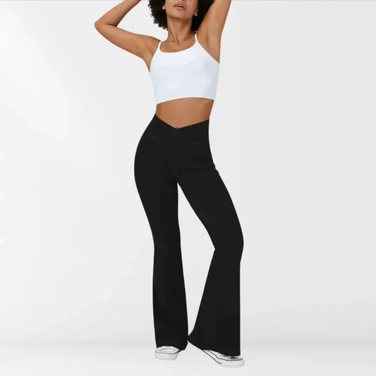 Samantha - Hose mit weitem Bein und elastischer Taille