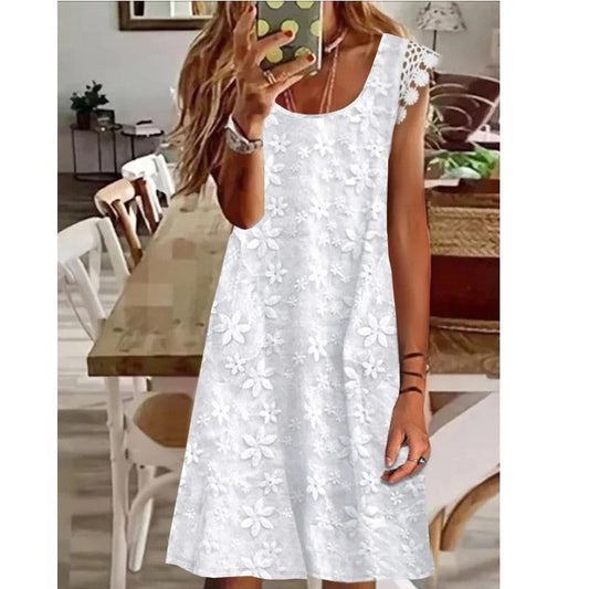 AILA- Stilvolles weißes Kleid