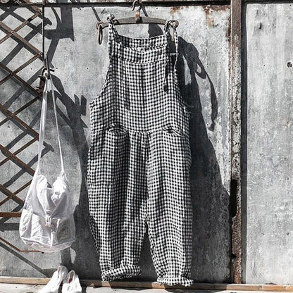 HARPER - Gestreifter Baggy-Jumpsuit im Vintage-Look