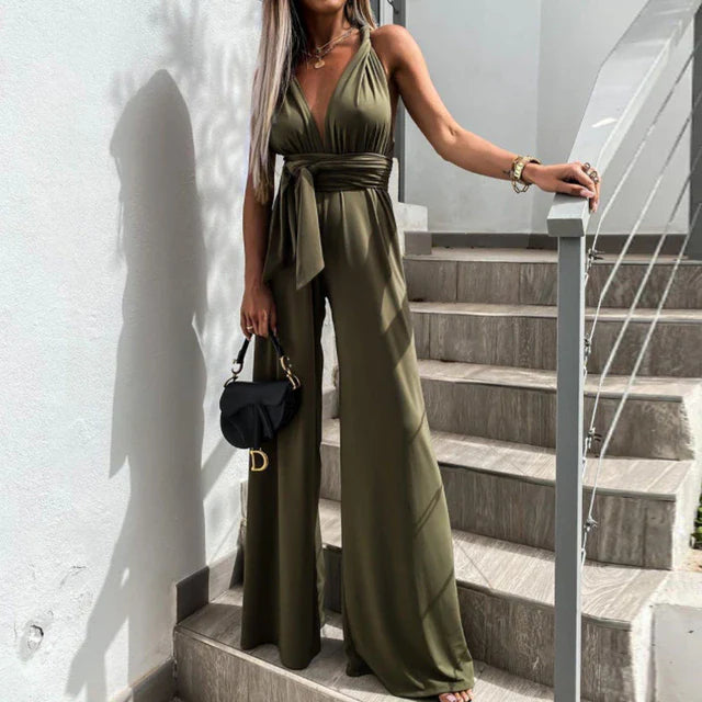 GAIL - Sexy Jumpsuit mit Gürtel