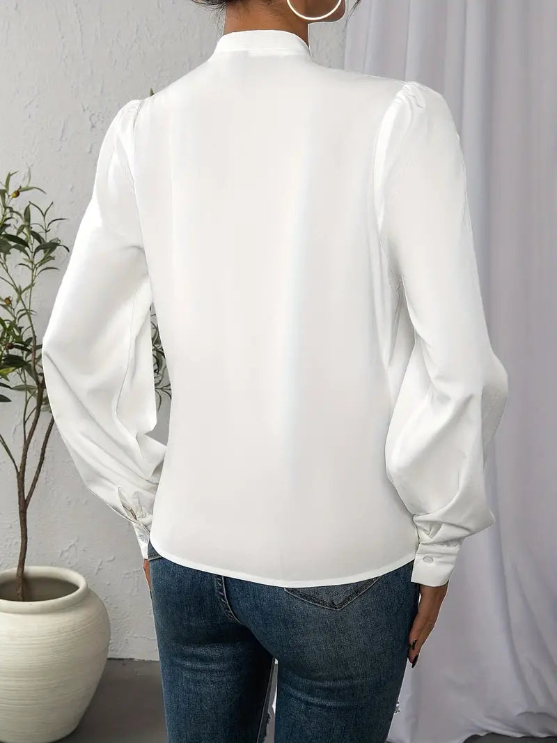 Rachel - Elegantes langärmeliges Top
