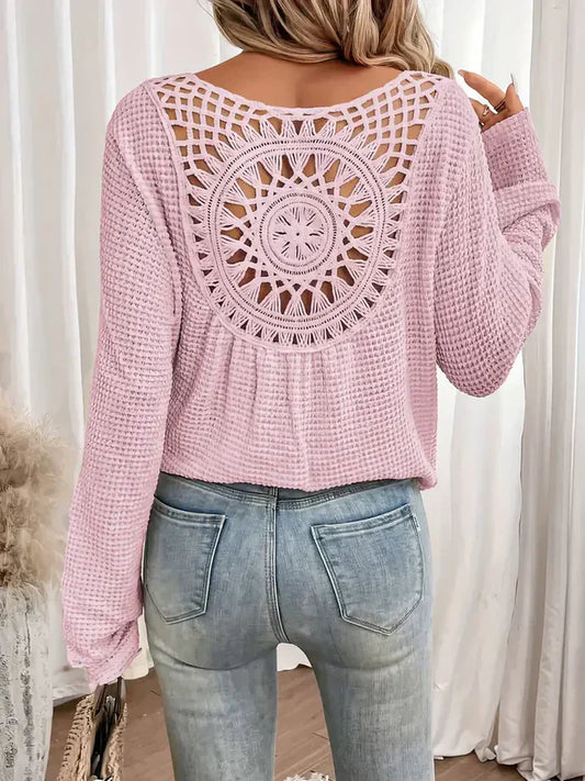 Susana - Boho-Häkelpulli