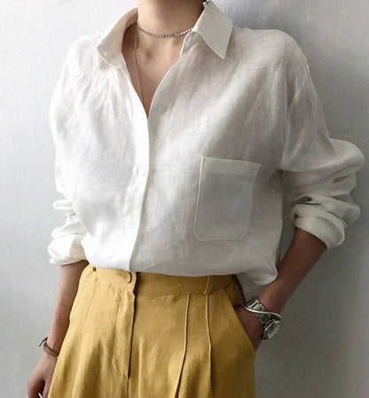 Patrice - Elegantes langärmeliges Top