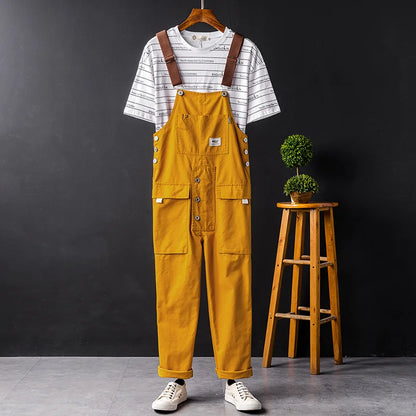Tadios - Hiphop Streetwear-Overalls mit mehreren Taschen