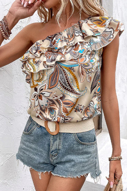 Jackie - Lässige One-Shoulder-Oberteile