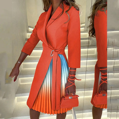 Alma - Plissiertes elegantes Kleid