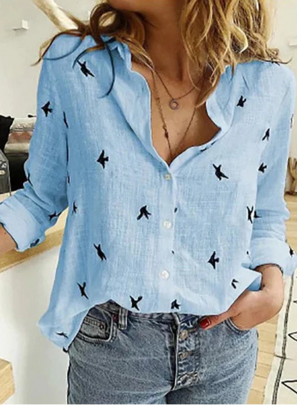 Sophie - Elegantes langärmeliges Top