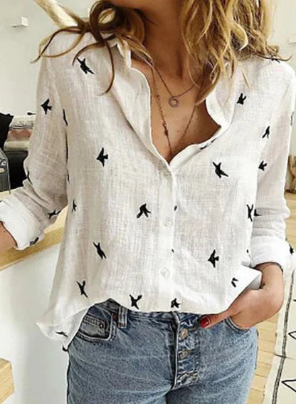 Sophie - Elegantes langärmeliges Top